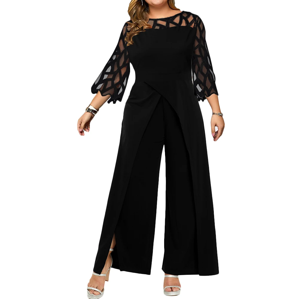 plus size elegant jumpsuits