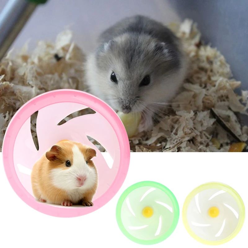 Новое поступление для хомяков для мышей для крыс игрушки для упражнений пластиковые бесшумные бегущие Спиннеры колеса игрушки для домашних животных