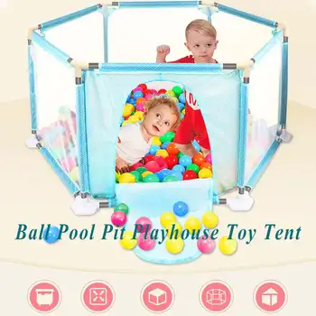 

Ball Pool Pit Playhouse Toy Tent For Kids Play House Outdoor Indoor Easy Folding Portable GameTent Play Hut Girls Garden