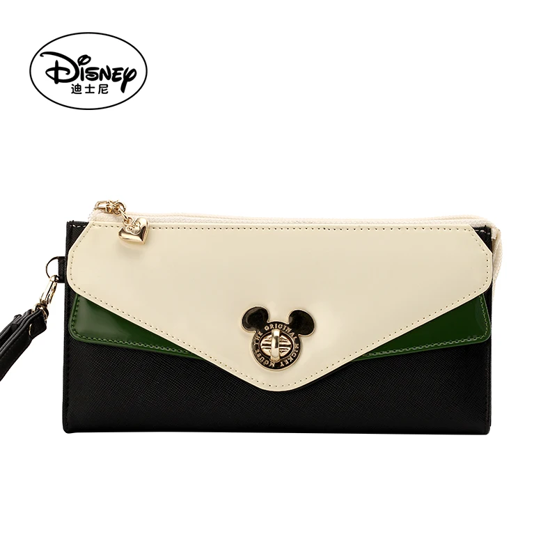 

Original Disney Mickey Genuine Contrasting Hand Wallet Ladies Long Wallet Up2283-01 Wallet Purse Women Womens Wallets And Purses