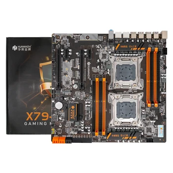 

Motherboard HUANAN ZHI X79-8D for Intel Dual CPU LGA 2011 E5 2689 2670 V2 DDR3 1333/1600/1866MHz 256GB M.2 NVME USB3.0 E-ATX