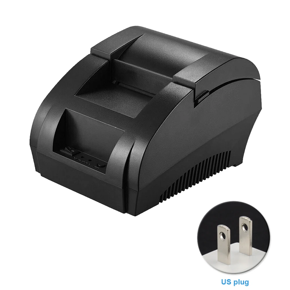 

Receipt POS Fast Wireless Thermal Printer Bluetooth Supermarket Portable With Paper Roll Low Noise Mini Practical USB Restaurant