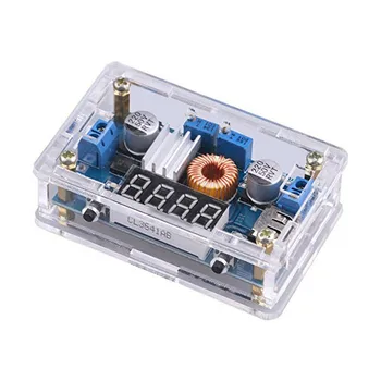 

5A DC Voltage and Current Power Display LED Driver Lithium Battery Charging with Crystal Shell 5-36V Input Voltage