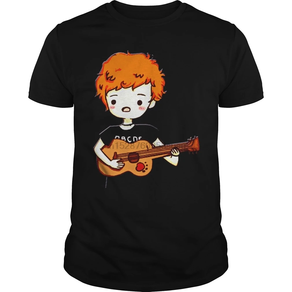Мужская футболка ed sheeran guitar guy крутая с принтом Футболки | одежда