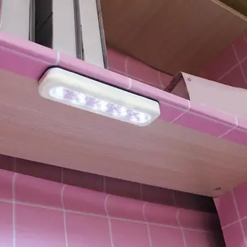 

5LED Night Light Creative Bedroom Bedside Cupboard Night Table Wardrobe Light Bedside Dedicated Creative Bedroom Spotlight I8M7