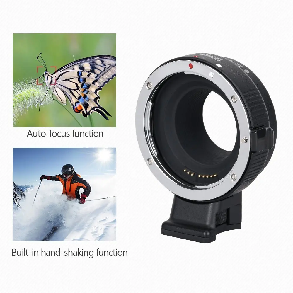 Commlite EF EOS M Адаптер для крепления объектива с автофокусом Canon EF/EF S объектив