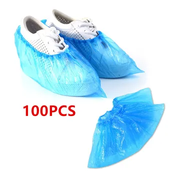 

100 Pcs/Pack Antibacterial Droplet Home Disposable Shoe Coverd Waterproof Moistureproof Outdoor Carpet Cleaning Shoe Cover