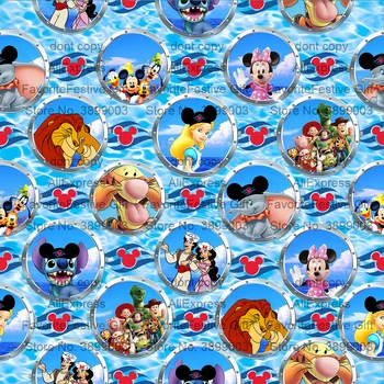 

Cartoon print cute princess toy story lion mickey Cruise polyster Sewing Fabric DIY Handmade Material girl boy diy Shirt