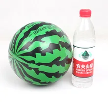 Арбузный мяч, Детский Эластичный резиновый мяч, надувной большой размер, детский мяч, игрушка «ПЭТ»
