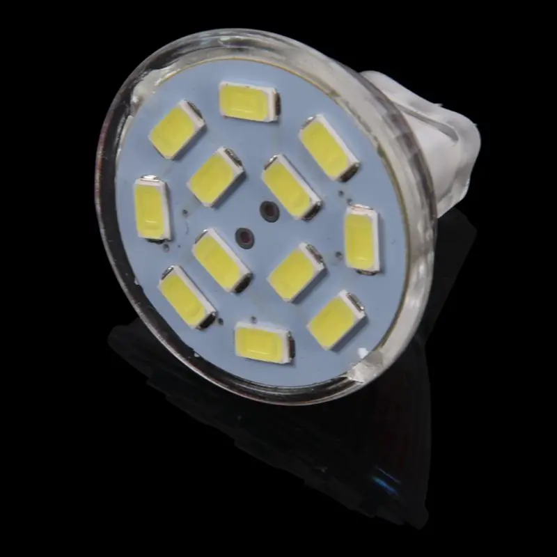 6W GU4(MR11) Светодиодный прожектор MR11 12 SMD 5730 570 lm DC 12V белый|Светодиодные лампы и