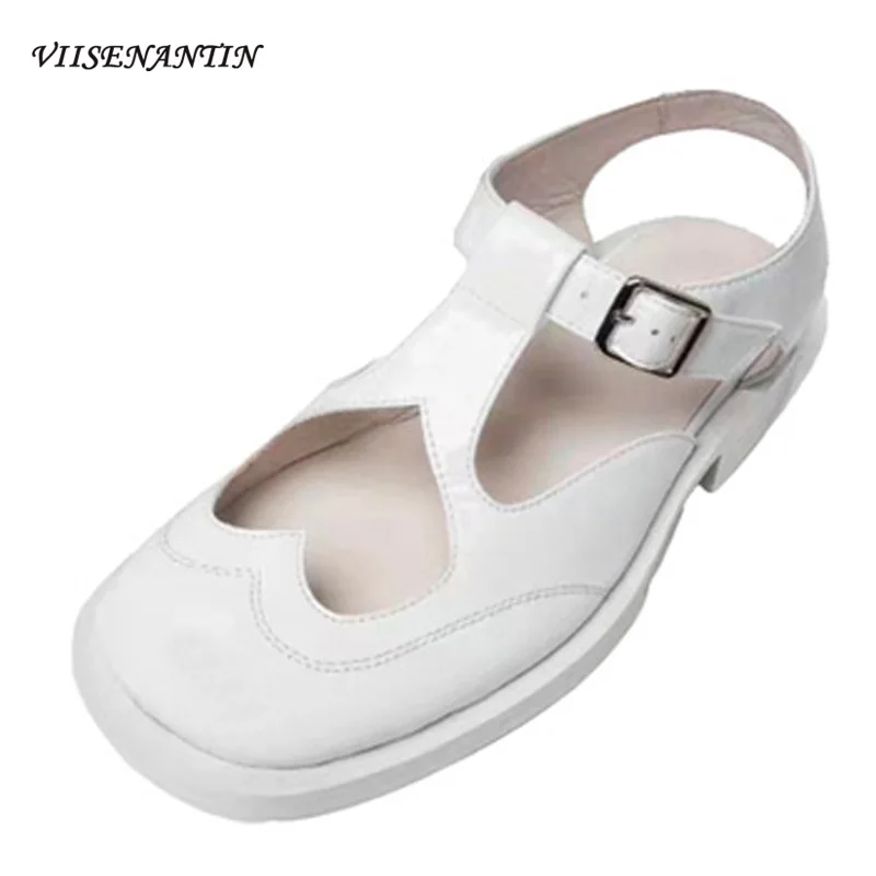 mary janes summer low heel vintage women shoes