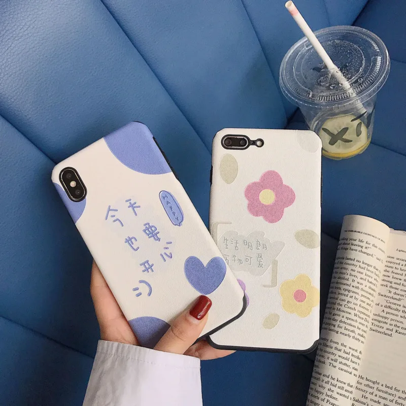 Милый чехол для мобильного телефона с текстовым принтом iPhone11 X XS XR XSMax 8 7 6 6S PluS