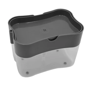 

Manual Press Soap Pump Portable Foam Soap Dispenser for Bathroom Kitchen Balcony No Noise Soap Liquid Pump Sponge Bracket