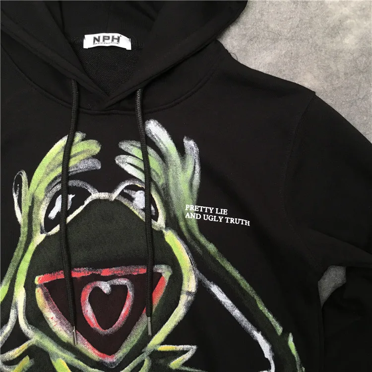 Новинка 19ss, мужские роскошные толстовки с капюшоном и надписью Don't kill my vibes, толстовки с капюшоном, бархатные, хлопковые, плотные, флисовые, уличные, в стиле хип-хоп,# N65