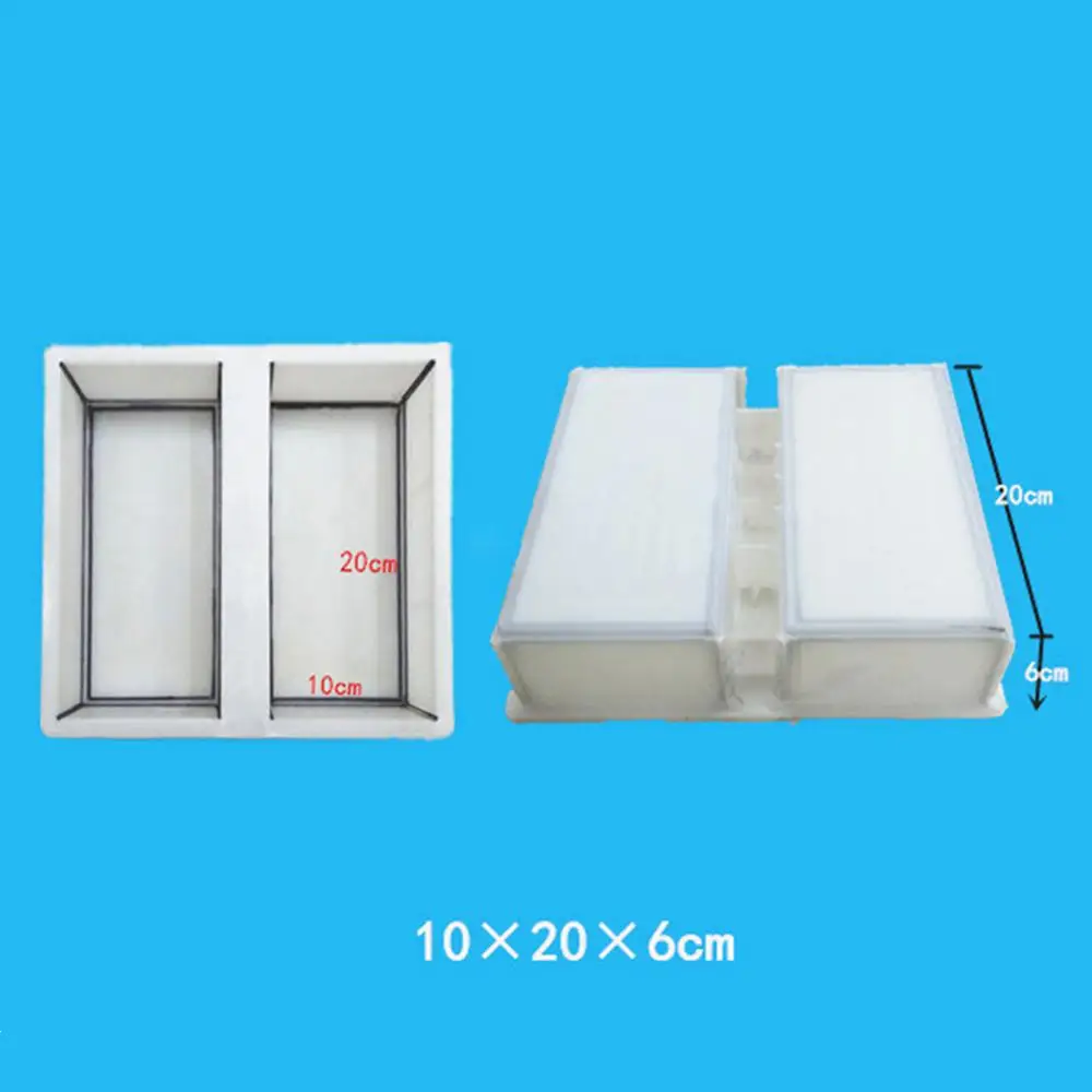 U-Polypropylene Сад ходьбы тротуара Плесень DIY вручную мощения цемента кирпич камень дорога бетонные формы путь производитель многоразовые DIY вручную мощения - Цвет: U-Polypropylene