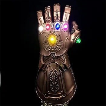 

Disney Marvel The Avengers Thanos Infinity Gauntlet 1:1 Wearable Can Light Glow GK Action Figure Collect Model Toy M4791