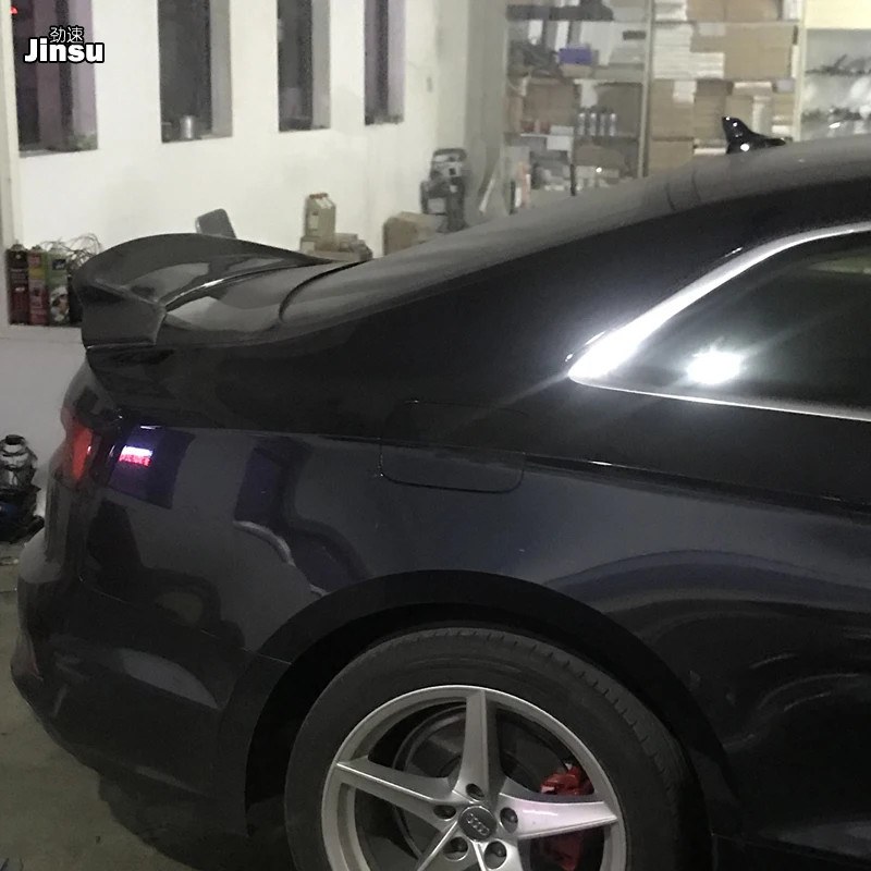 Стиль renntech спойлер заднего багажника из углеродного волокна для audi a5 coupe 2 двери R Стайлинг крыло автомобиля(не подходит Sline S5 RS5