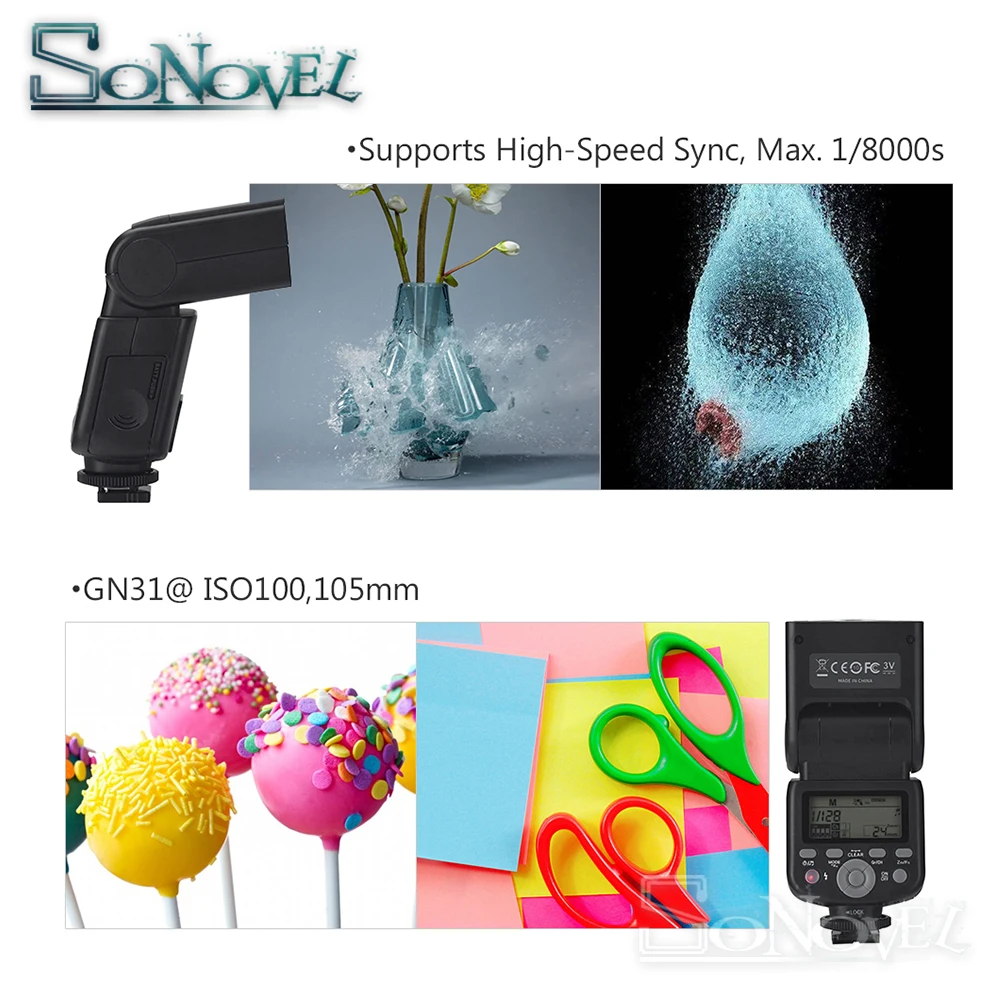 YONGNUO YN320EX Беспроводная TTL вспышка для камеры Master Slave Speedlite 1/8000s HSS GN31 5600K для sony A7/A99/A77 II/A6400/A6300/A6500