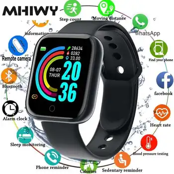 

Y68 Bluetooth Smart Watches Men Women Blood Pressure Heart Rate Tracker Sport Smartwatch Watch Android IOS