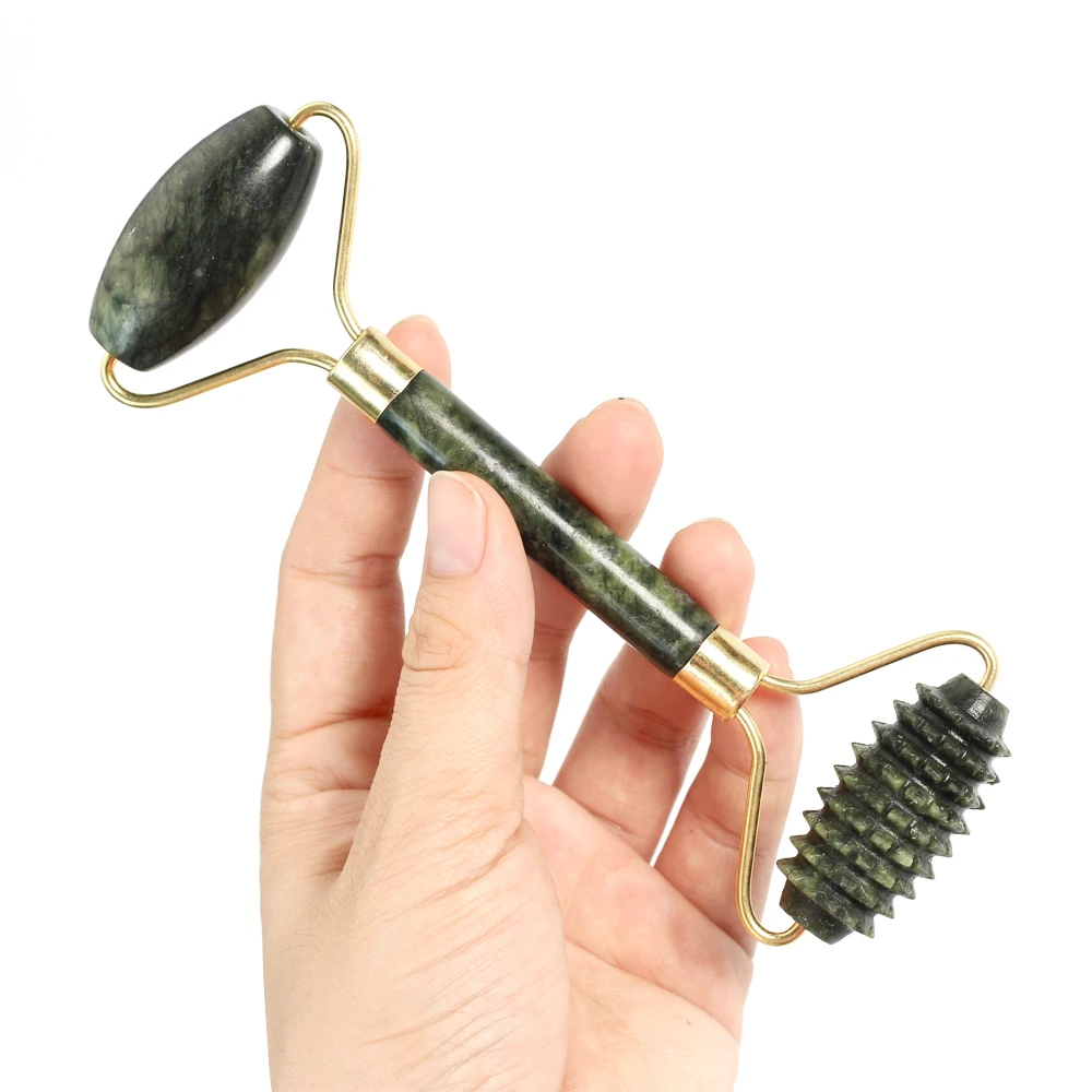 

Jade Stone Facial Massage Roller For Face Eye Face Neck Natural Massager Guasha Scraper Thin Lift Beauty Slimming Tools