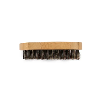 

Nordmyra Mustache-Brush Beard Wood-Handle Hair-Bristle Men Boar Oval Hard Comb