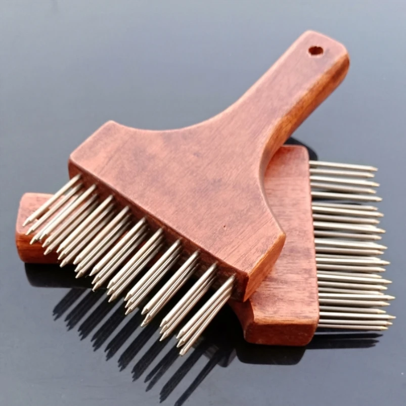 

Stainless Steel Pigskin Insert Buckle Meat Hole Needle, Loose Meat Needle, Steak