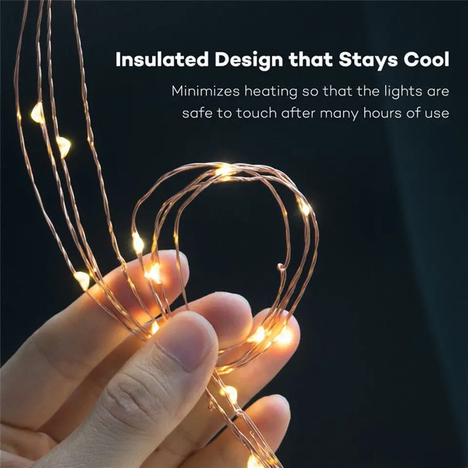 AA battery LED Starry String battery Lights Fairy Micro LED Copper Wire  13key RF remote for Party Christmas Wedding Party - AliExpress, image size:960x960