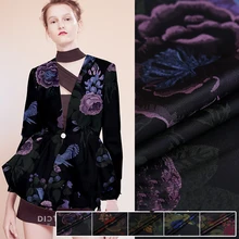 Французский импорт 4 цвета парча жаккардовая ткань для платья tissus au метр telas Африканский tissu tecido tessuti