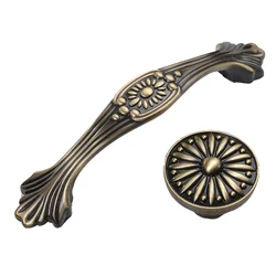 Poignée de porte en métal de luxe européen, Antique, poignée de porte intérieure, accessoires de salon, OC50MB 