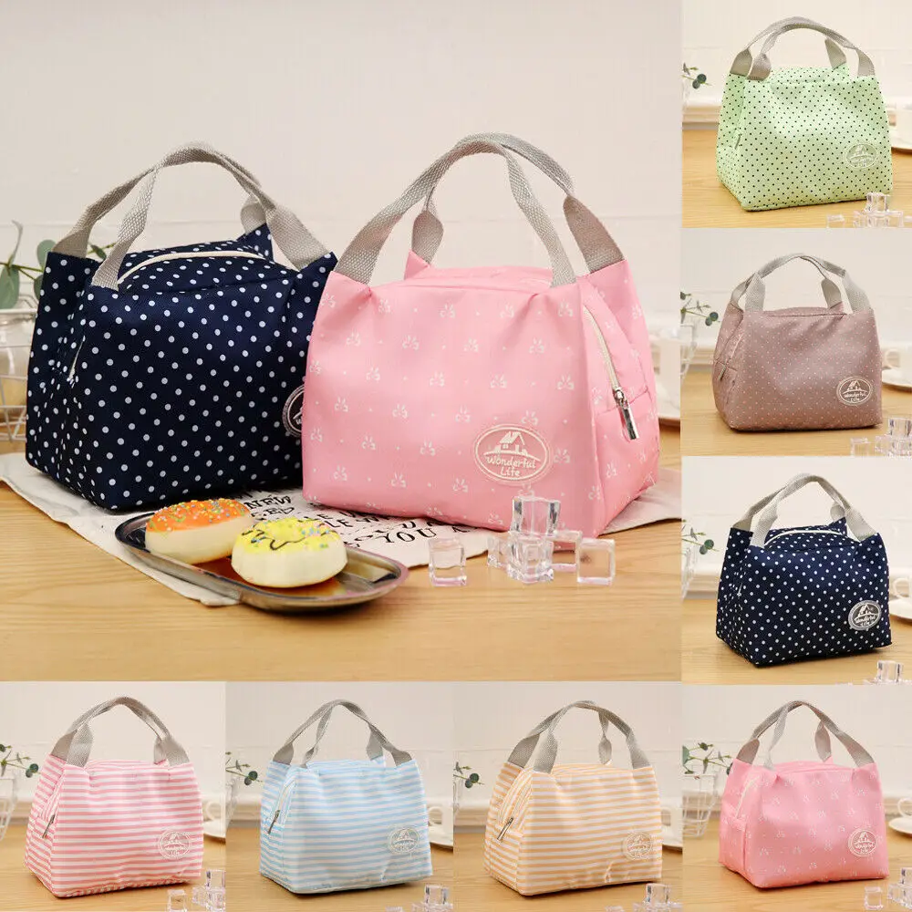 Fiambrera portátil para niños y adultos, bolsa térmica de viaje con aislamiento térmico, fiambrera, bolsa de mano para Picnic