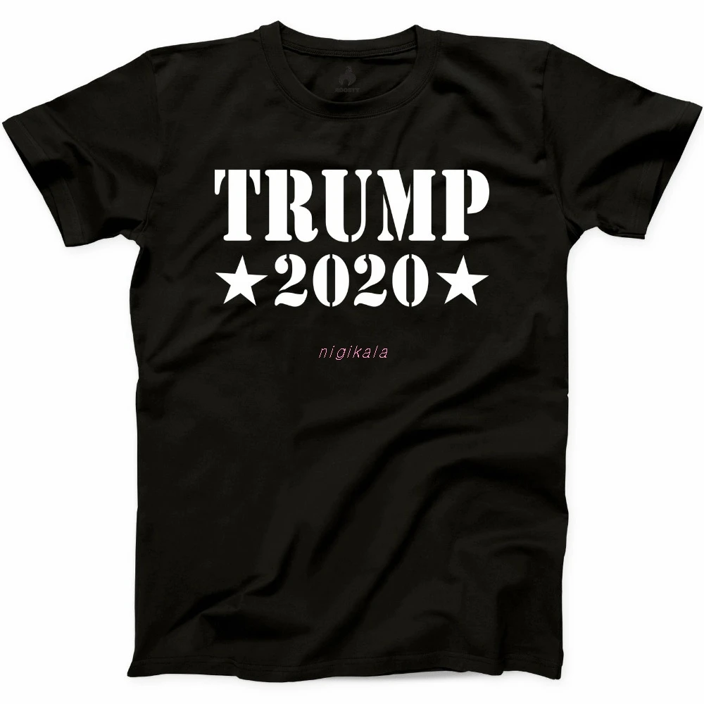 

2019 New Summer Men Trump for President 2020 T-Shirt Funny Donald Trump Elections Rally Graphic Tee Casual Tee Shirt