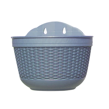 

Living Room Container Flower Pot Bedroom Minimalist Wall Hanging Balcony Basket DIY Home Office Semicircle Garden Planter Fence