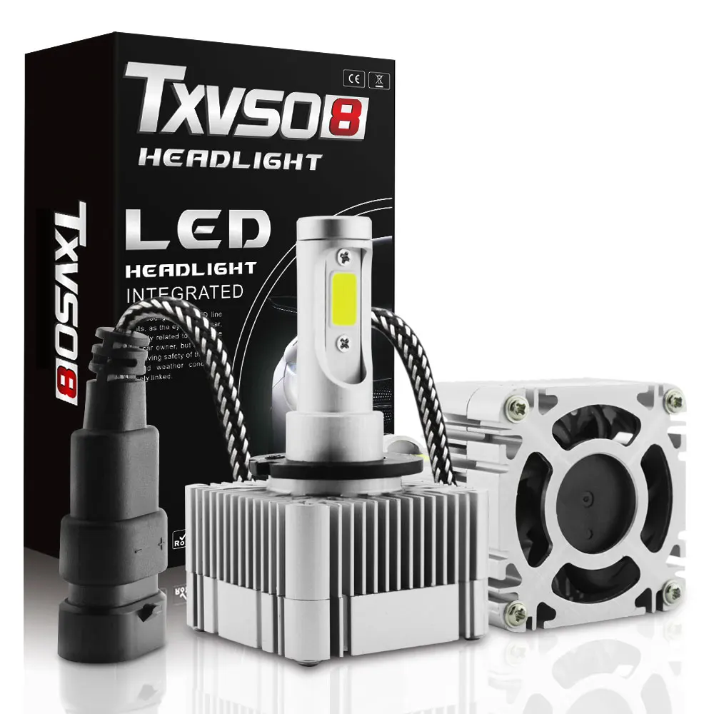 TXVSO8 супер яркий передовые фар D1S D3S D1C D3C светодиодный автомобиль лампа 55W 28000LM