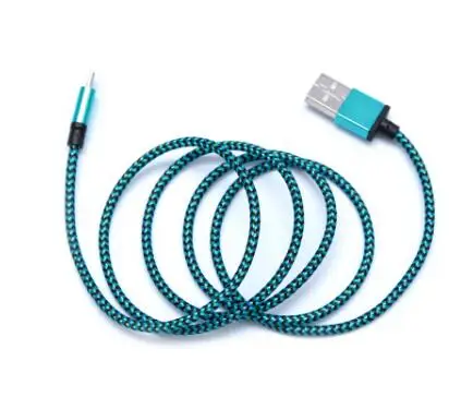 CUIMENG,, 1 м, 2 м, 3 м, алюминиевый сплав, зарядный Плетеный тканевый USB 2,0 кабель для передачи данных, аксессуары, пряди для Android LCFA01