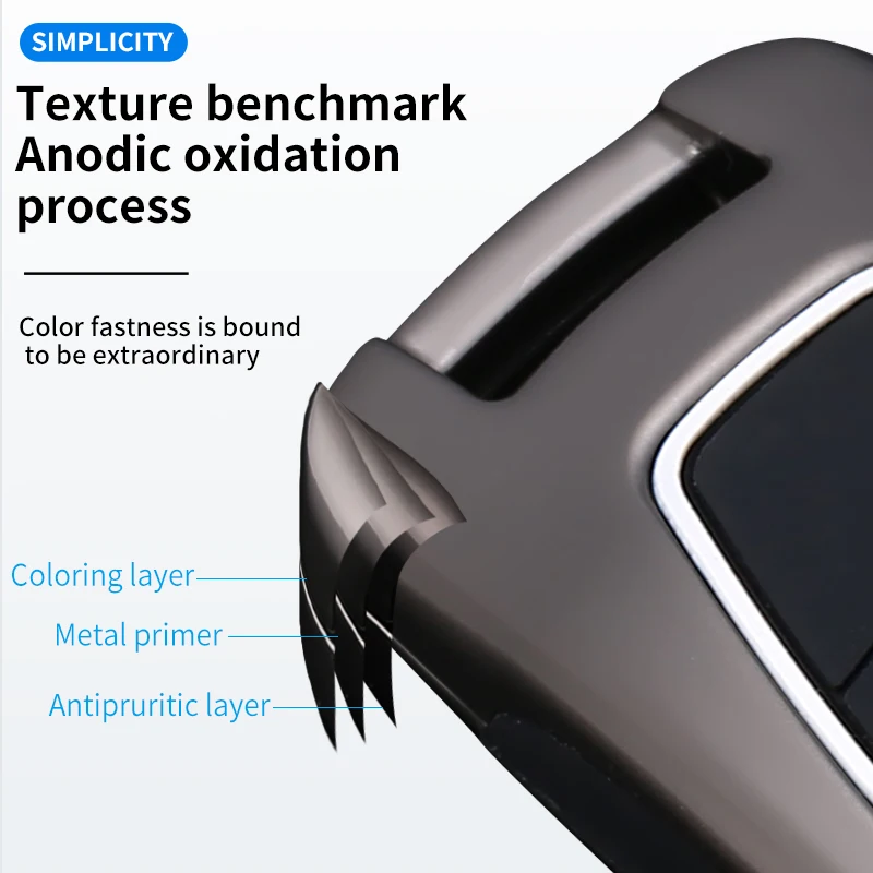 Portachiavi in lega di zinco per auto portachiavi per Mercedes Benz A C E classe S W221 W177 W205 W213 accessori per auto-Styling - H47496949872b4172aa4a76300f65f6ecd