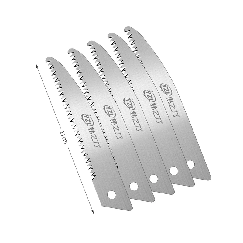 Мягкая сенсорная Автоматическая блокировка резак деревянная коробка резак для бумаги металлические канцелярские принадлежности ремесло нож резак нож для резки - Цвет: 5pcs Saw blade