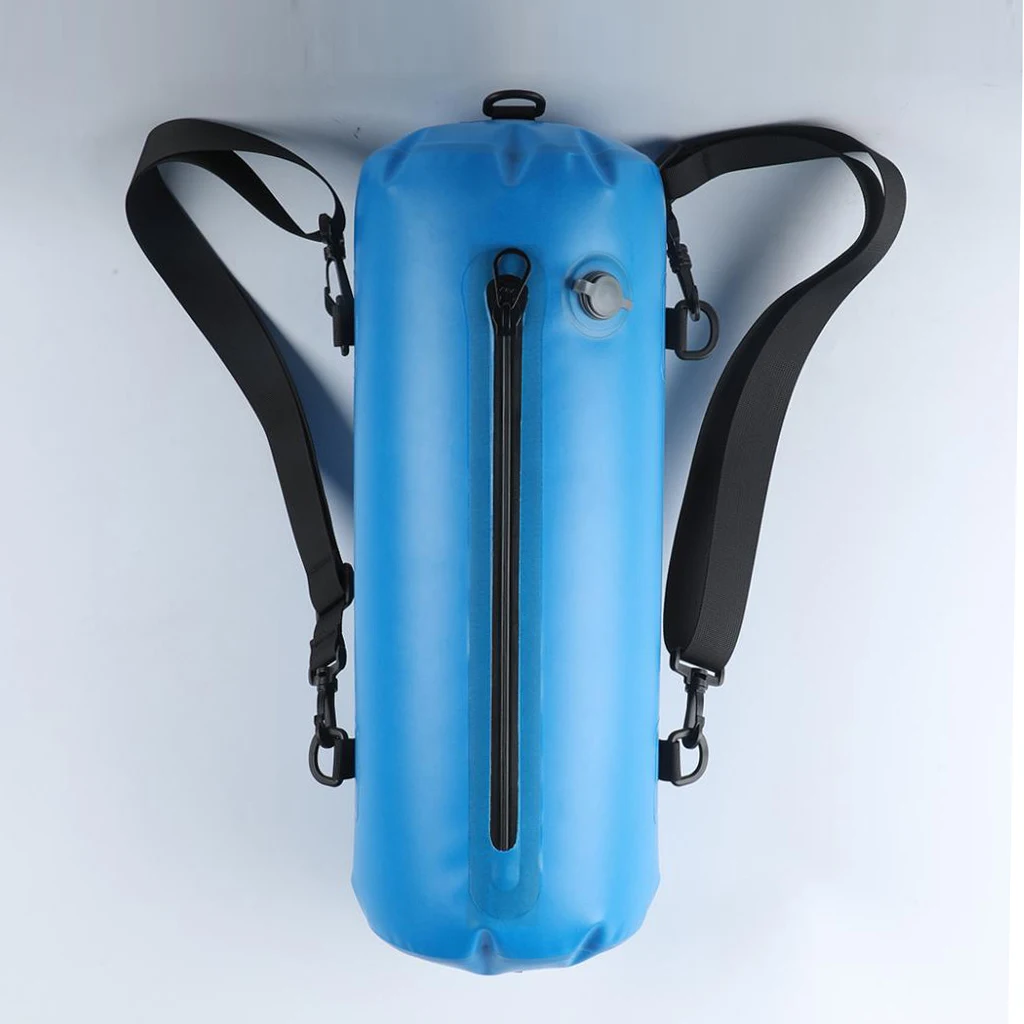 12л Водонепроницаемый сухой мешок рюкзак мешок для наружного пляжа Путешествия Плавание дрейфующий Каякинг Кемпинг Рыбалка - Цвет: Синий
