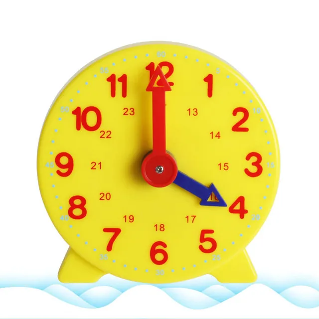 Children Educational Alarm Clock Adjustable Time Learning Clock Early Teaching Tool Number Alarm Clock Puzzle Early Education#20 2