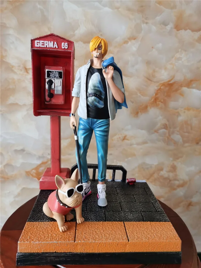 30cm One Piece Monkey D Luffy Fashion Ver Athy Sanji Pvc Action Figure