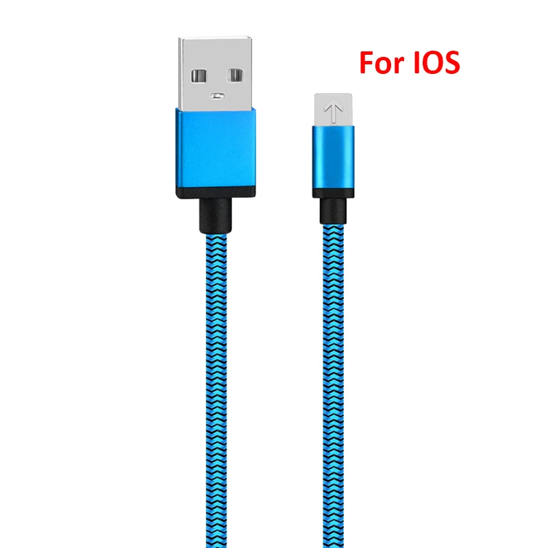 03 1 м 2 м Micro USB кабель для быстрой зарядки шнур для ios Android мобильный телефон для samsung для iphone планшет Тип c кабели для зарядки - Цвет: 03