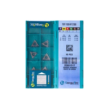 

TCMT110204-MT CT3000 100% Original TAEGUTEC carbide insert with the best quality 10pcs/lot free shipping