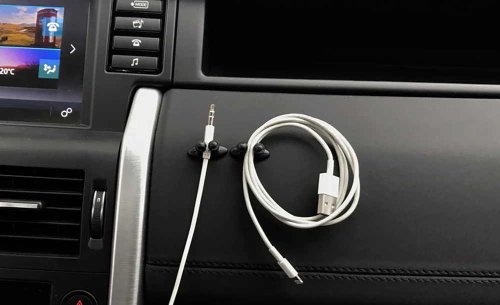 8 шт. электропроводный зажим для наушников кабельный зажим для Honda CRV Accord Odeysey Crosstour FIT Jazz City Civic JADE Crider