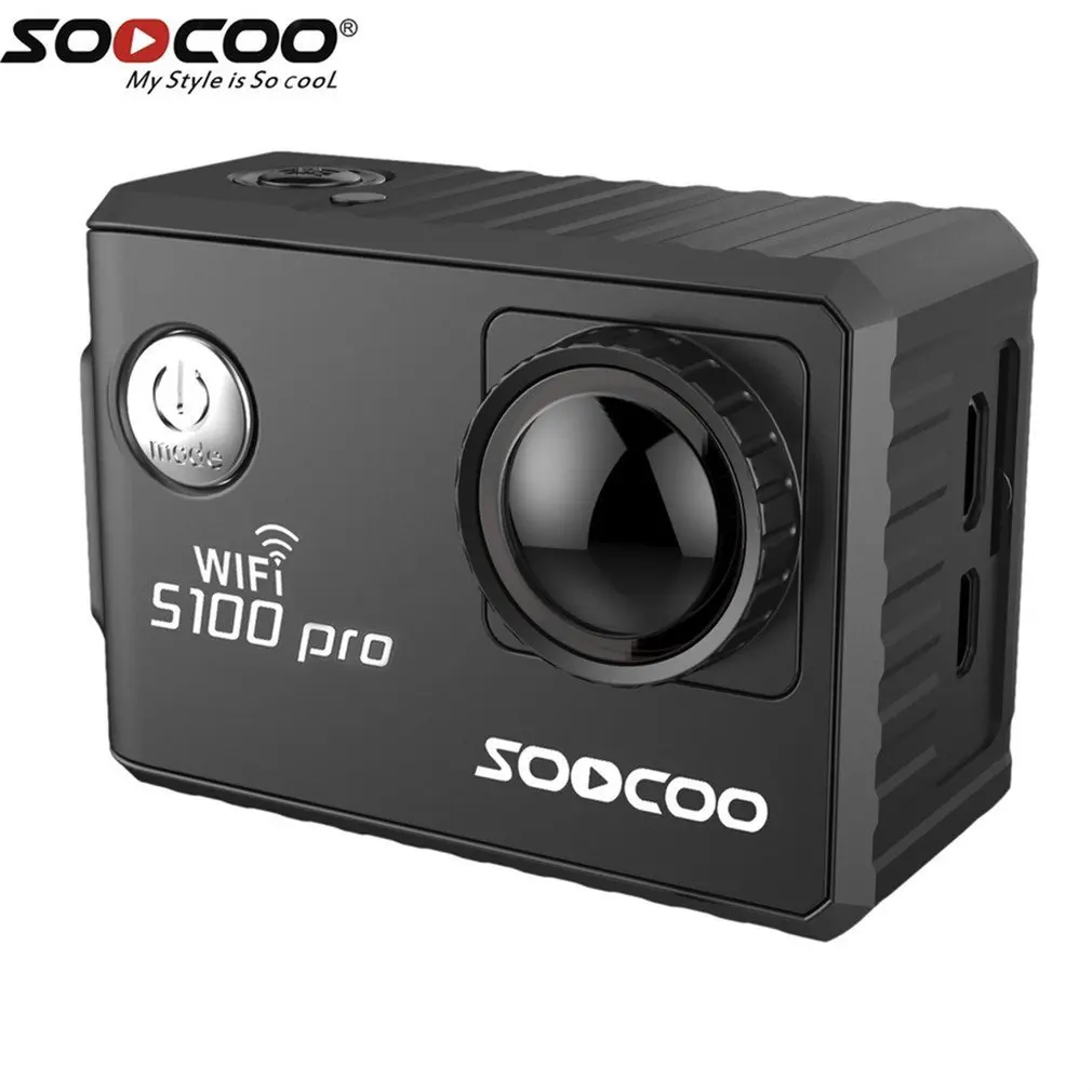 Голосовое управление S100Pro Водонепроницаемая Экшн камера Wifi 4K HD 2,0 сенсорный экран Спортивная камера Met Microfoon gps расширение