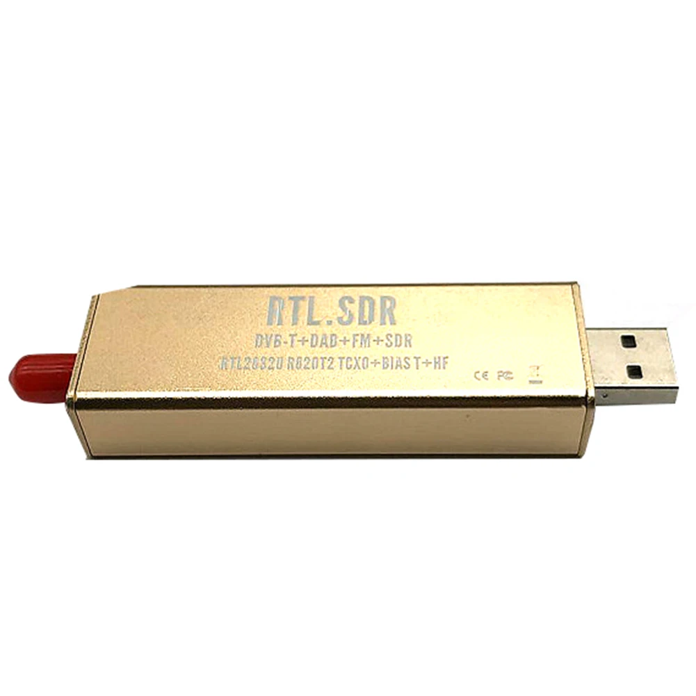 SDR Receiver RTL-SDR Blog RTL SDR Receiver V3 R820T2 RTL2832U 1PPM TCXO SMA Software Defined Radio With Multipurpose Antenna 