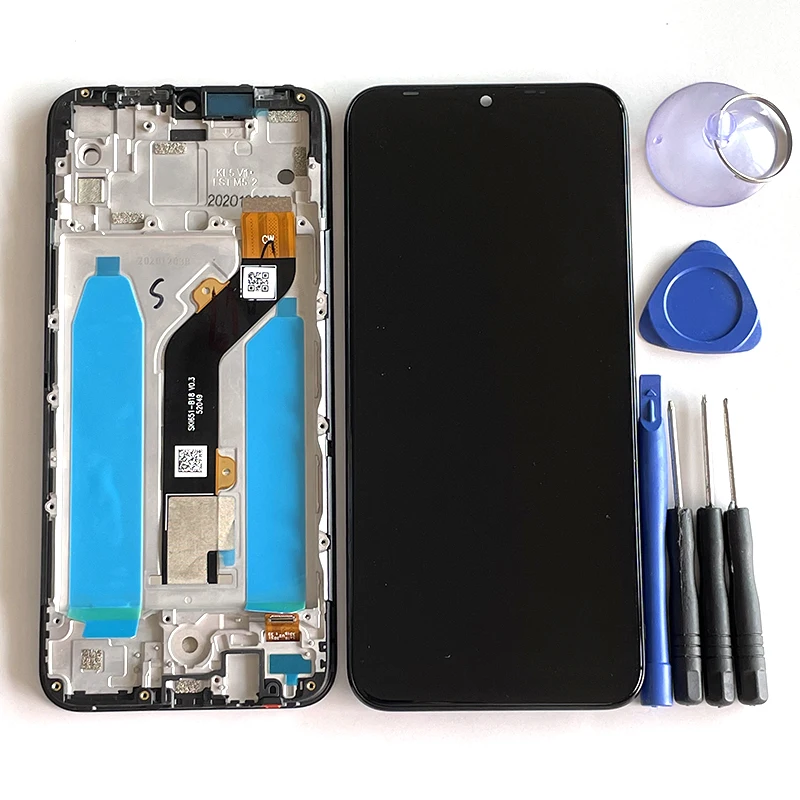 Quadro + Painel de Toque Digitador para Infinix Sen para Infinix Original Quente 10 Lite X657b Display Lcd Montar 6.6 m & 1 Cheap LCDs de celular