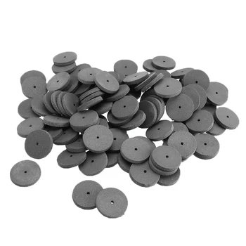 

100pcs Rubber Dental Wheel Dental Polishing Wheel Grinding And Polishing Burs Coarse Dental Laboratory Material Tool