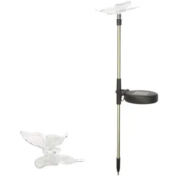 

2pcs Solar lawn lamp butterfly dragonfly bird colorful led decorative lighting ground lamp bgarden lawn landscape lamp