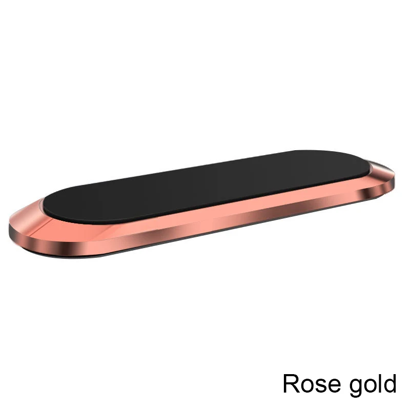 Rose Gold Магнитный автомобильный держатель для телефона в машине подставка мобильный универсальный для приборной панели Магнит-держатель телефона Подставка для смартфонов - Цвет: Rose Gold