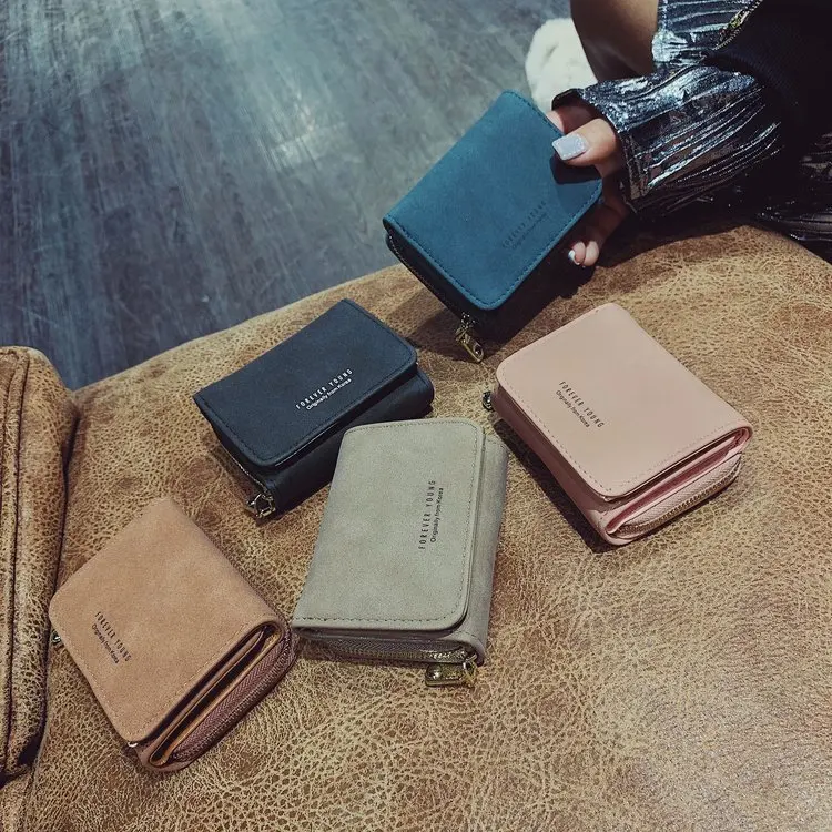 

Mini Small Bag Women's 2019 New Style Fashion Korean-style Versatile Fashion Dull Polish Short Retro Wallet