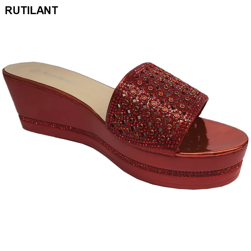 

Latest Design Nigerian Women Party Pumps High Heels Italian In Women High Quality African Wedding Shoes Summer Shoes Big Size